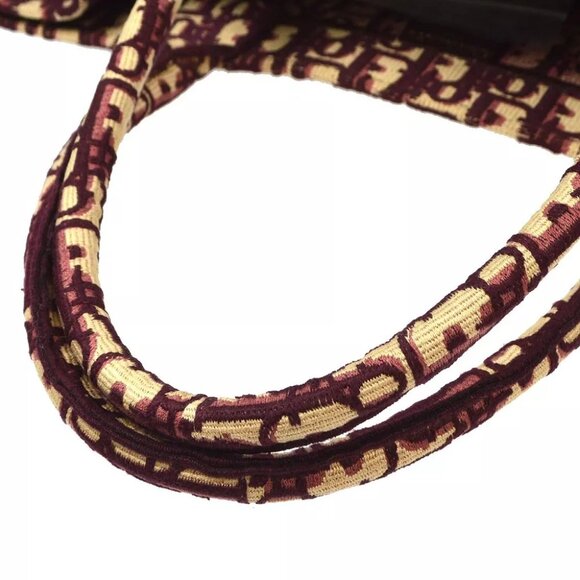Christian Dior Bordeaux Oblique Book Tote Large Bag 50-MA-0168 66915 - Picture 4 of 7